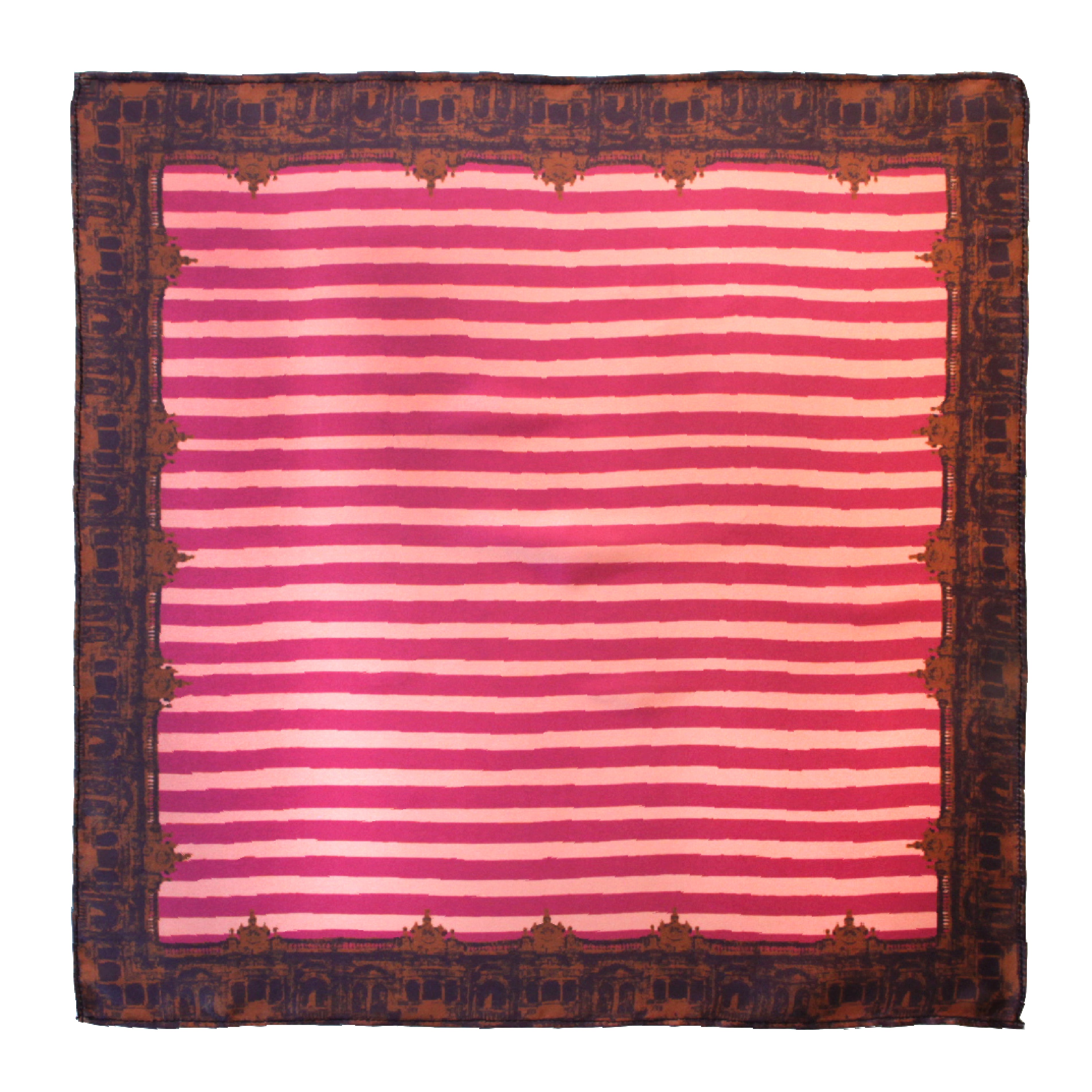 The Mendoza Pocket Square - Pink