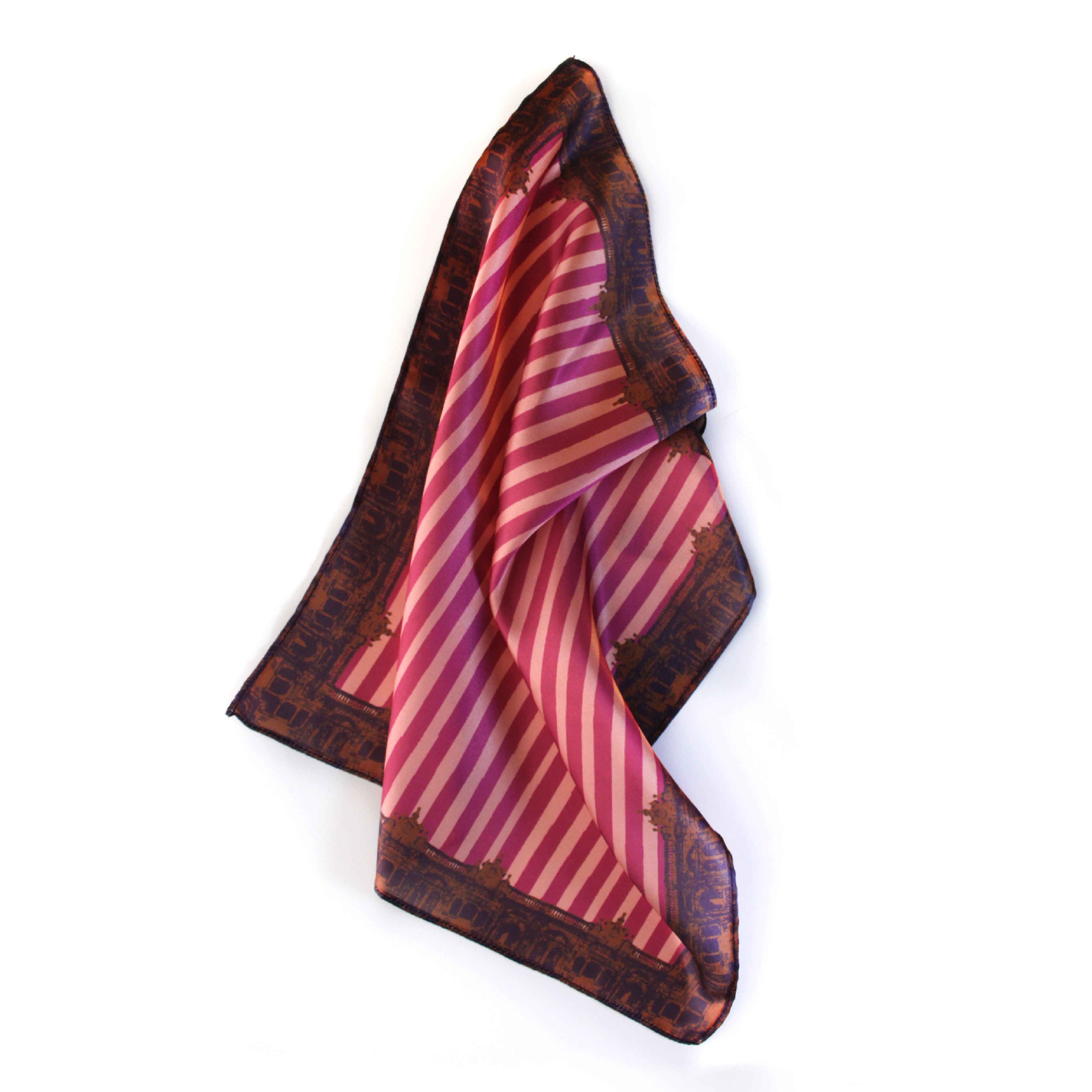 The Mendoza Pocket Square - Pink