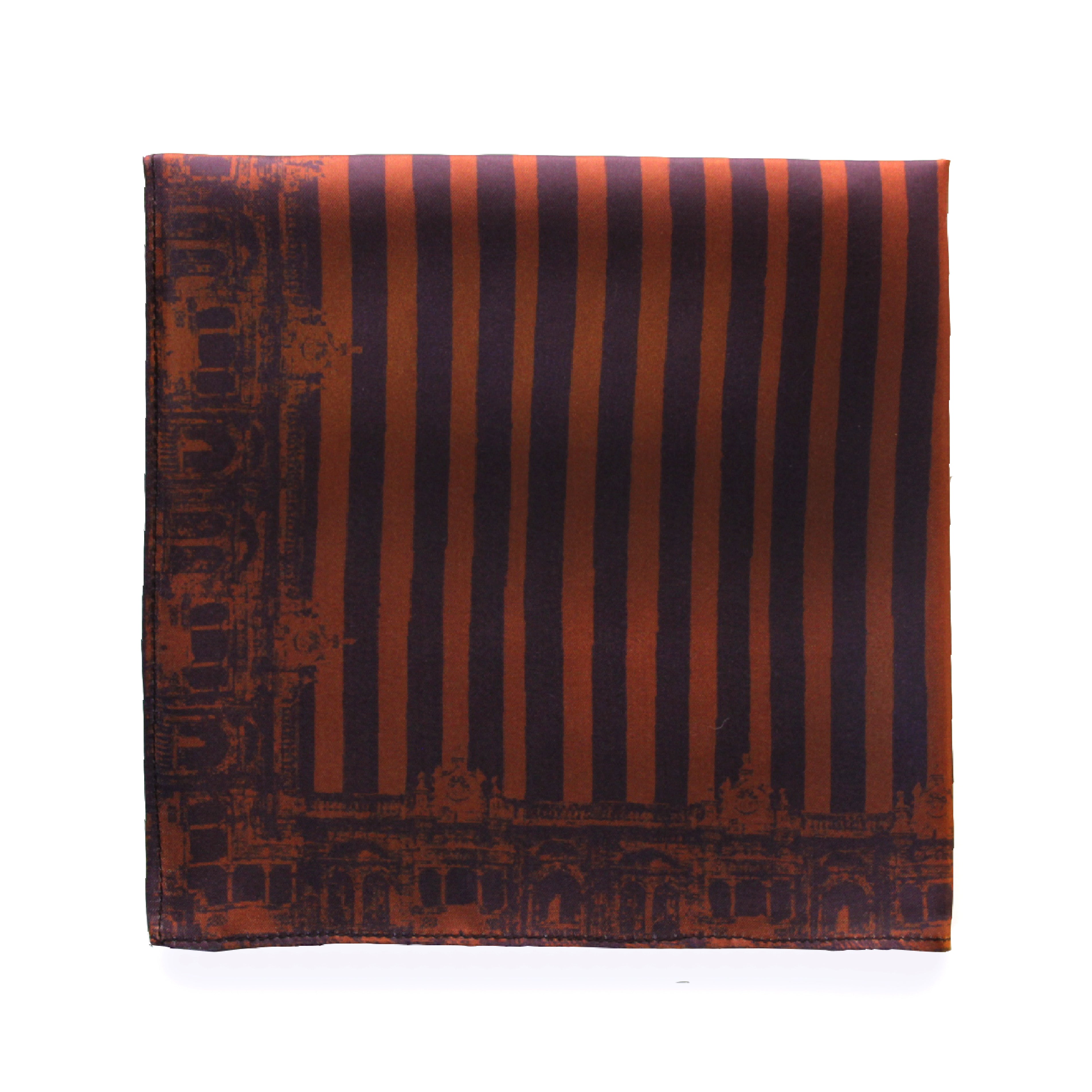 The Mendoza Pocket Square - Brown