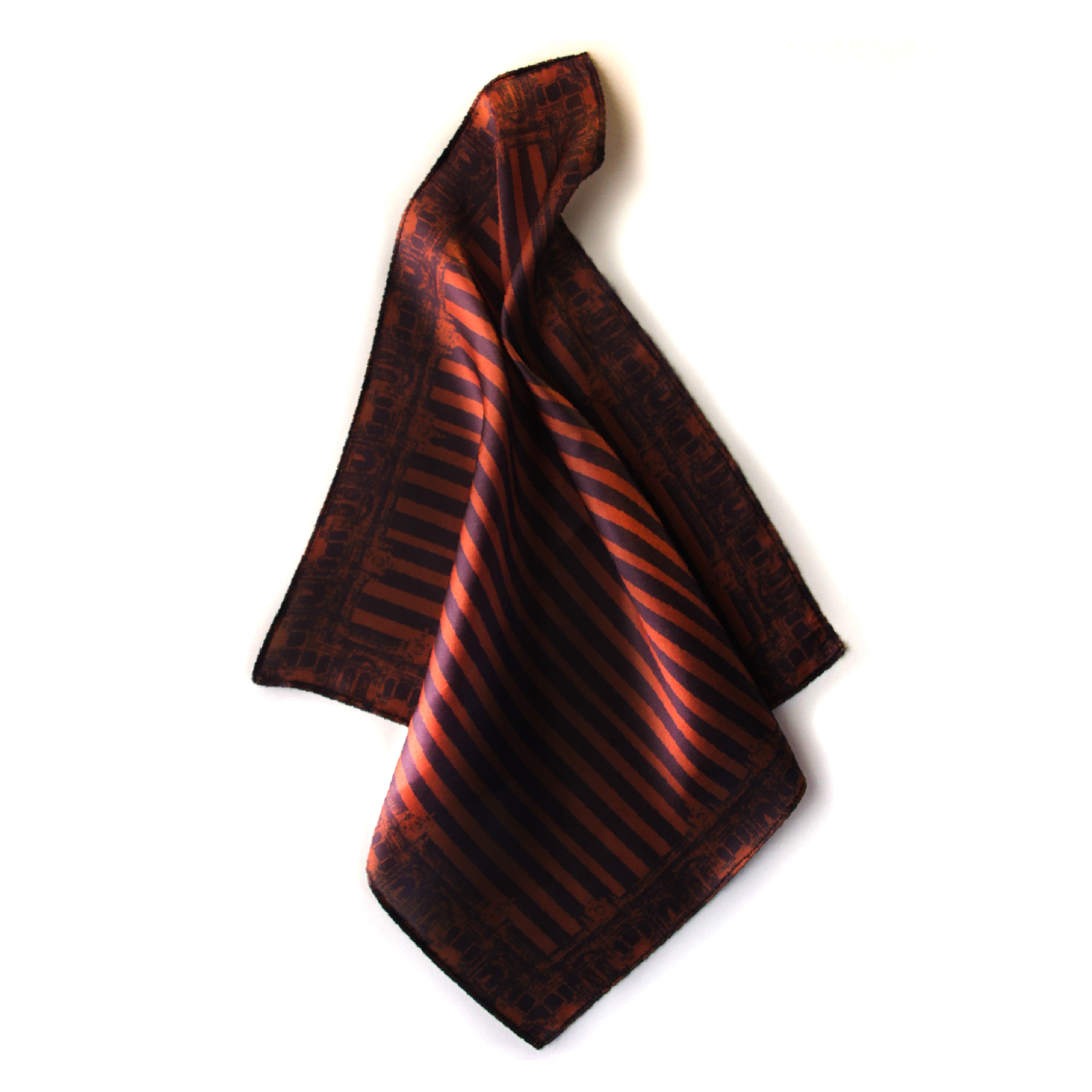 The Mendoza Pocket Square - Brown