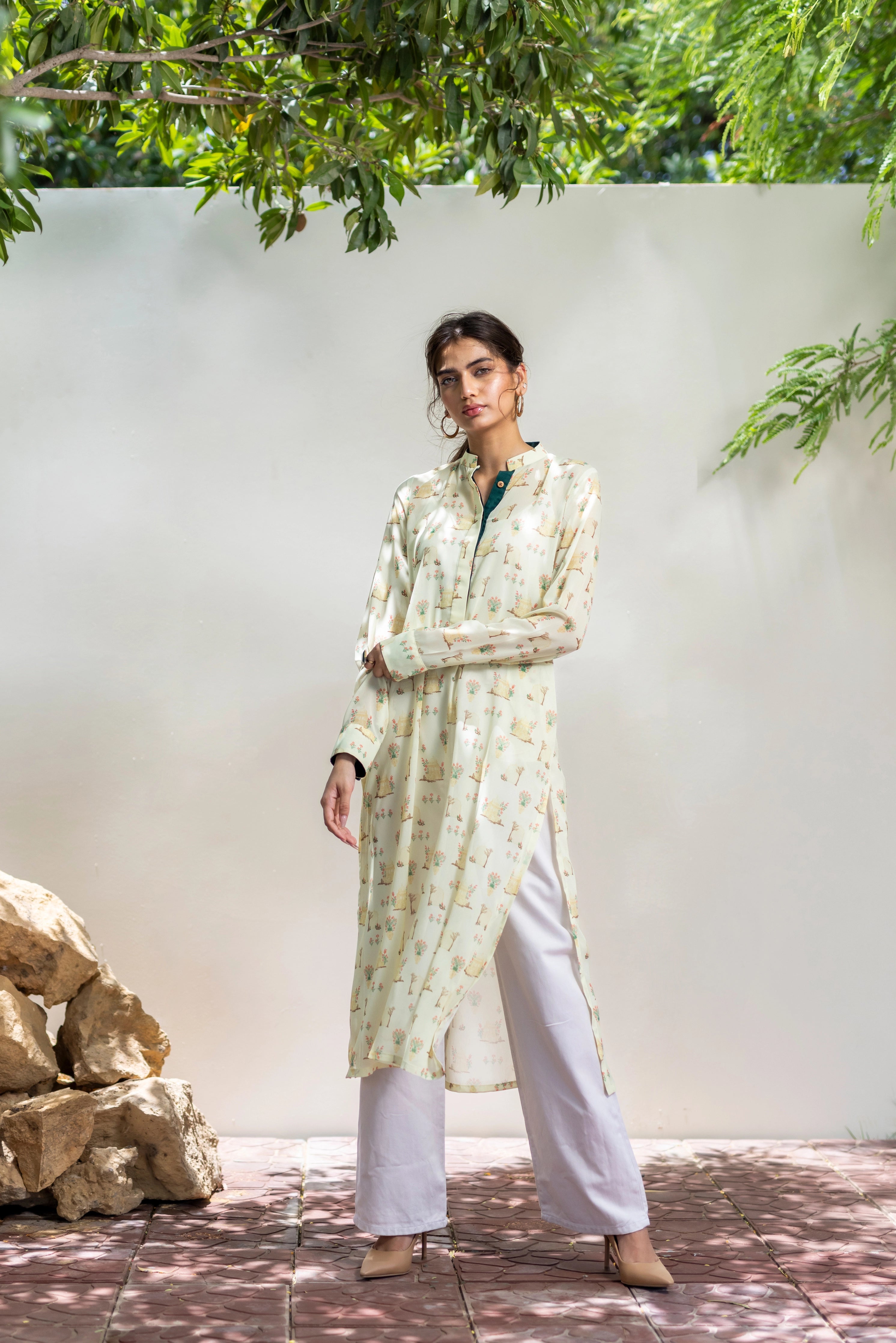 The Mughal Shirt - Ivory