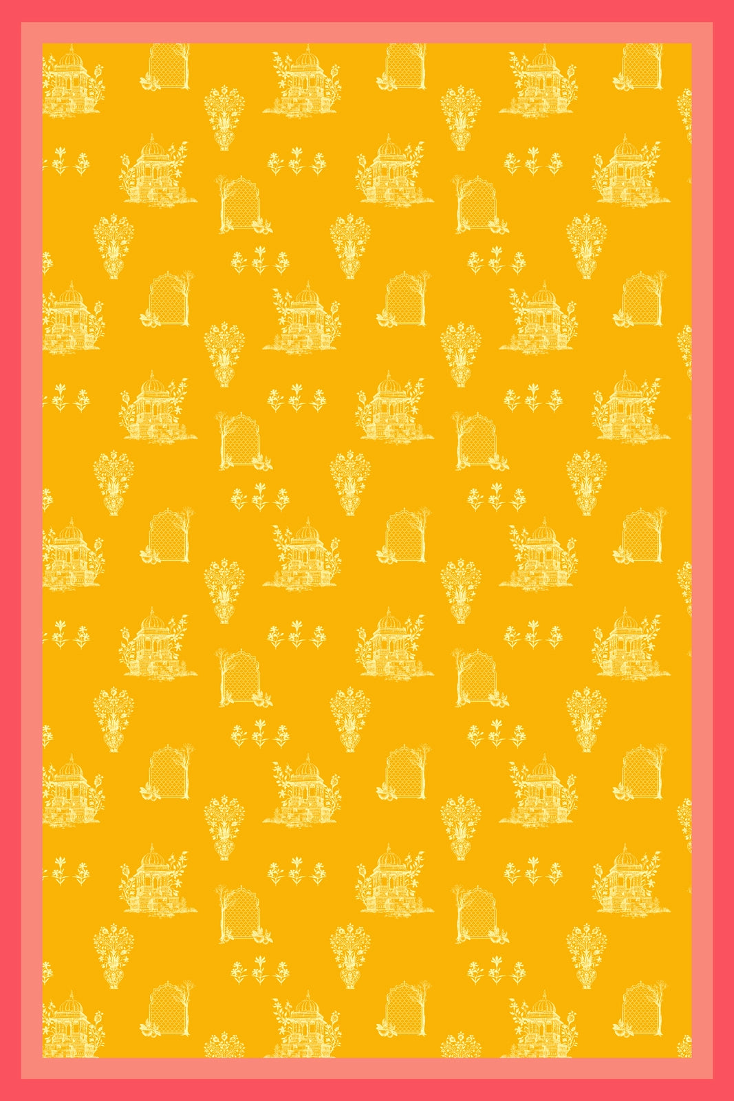 The Mughal Scarf - Mustard