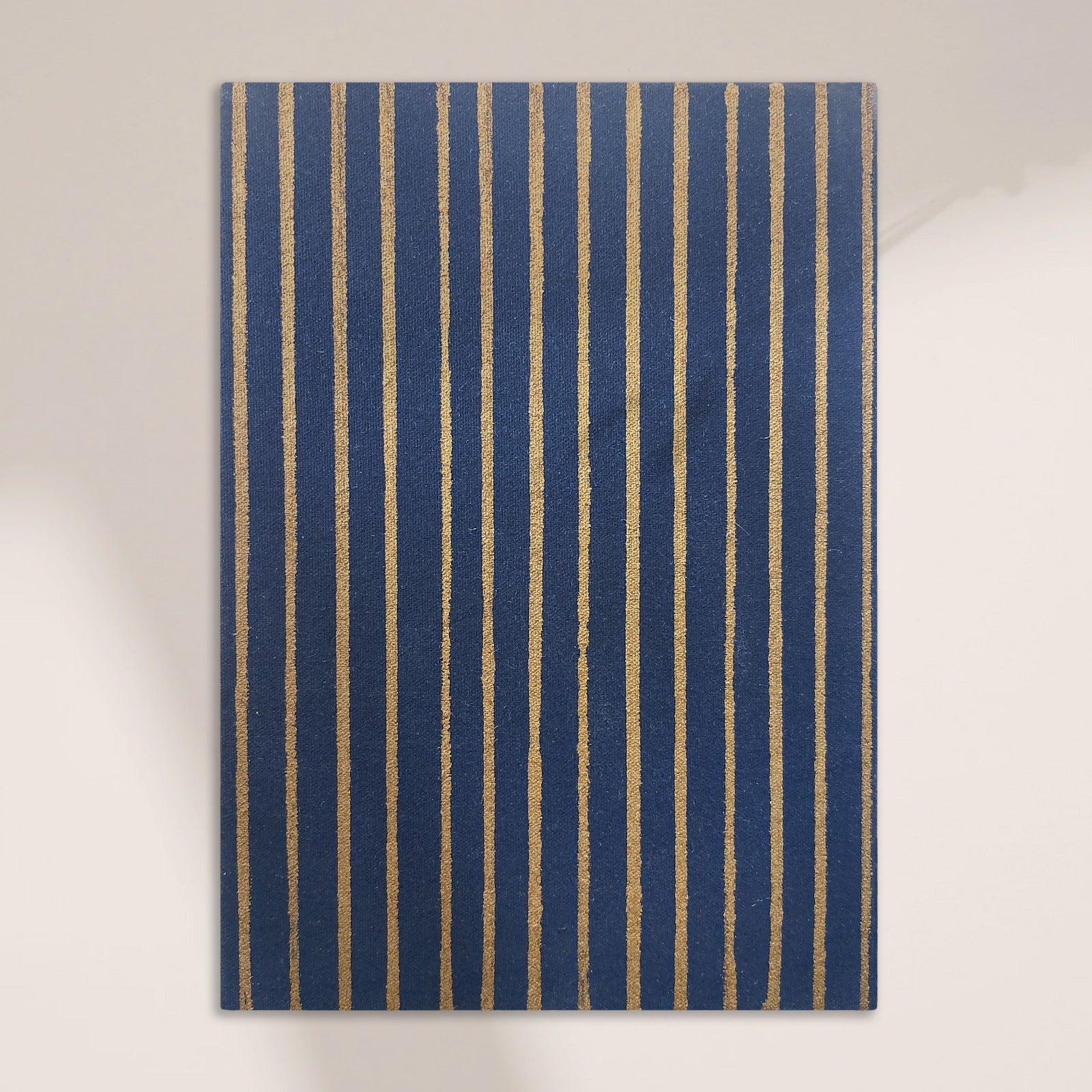 The Striped Notebook - Navy